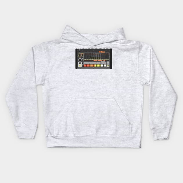 TR-808 Kids Hoodie by Denmashin